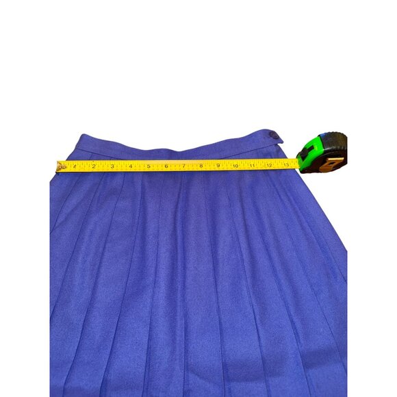 Pendleton Womens Vintage Pleated Wool Skirt Size 6 Purple - Picture 5 of 9